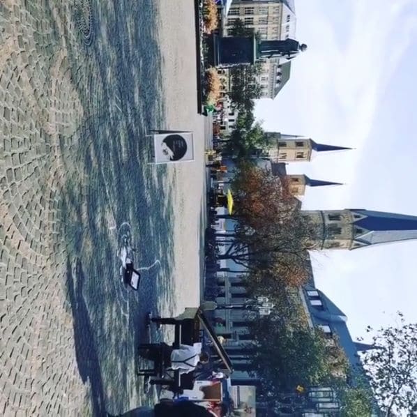 Public piano in Bonn, North Rhine-Westphalia, Germany