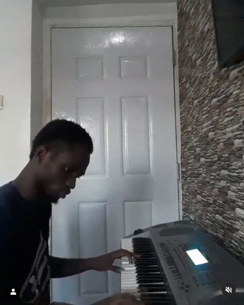 Public piano in Bwari, Federal Capital Territory, Nigeria