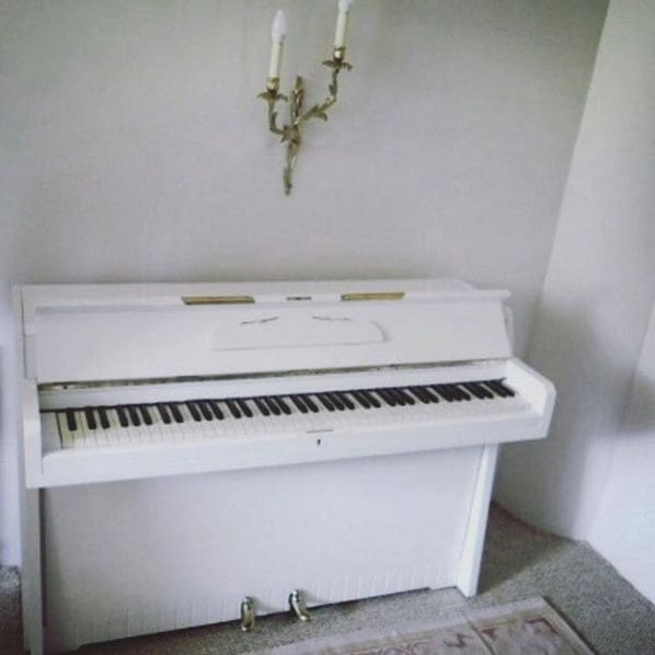 Public piano in St. Ives, England, United Kingdom