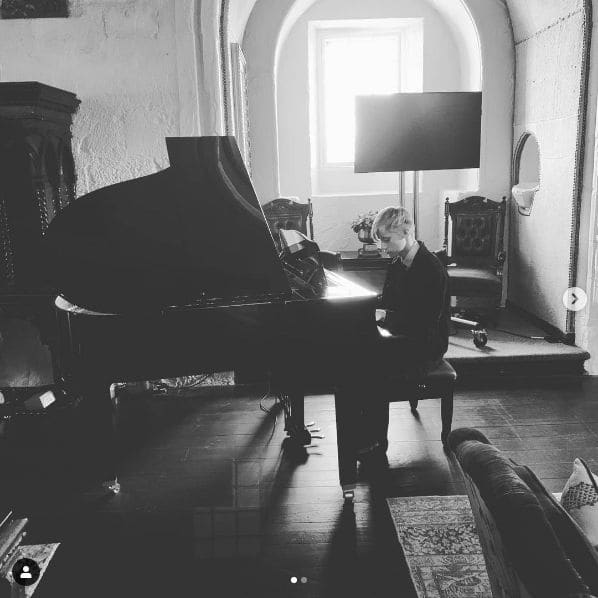 Public piano in City of Edinburgh, Scotland, United Kingdom