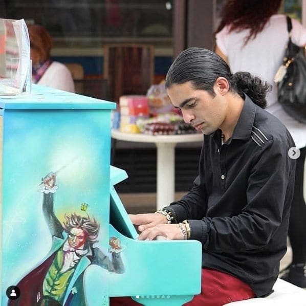 Public piano in Nicosia, Cyprus, Cyprus