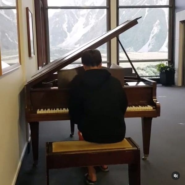 Public piano in Mackenzie District, Canterbury, New Zealand