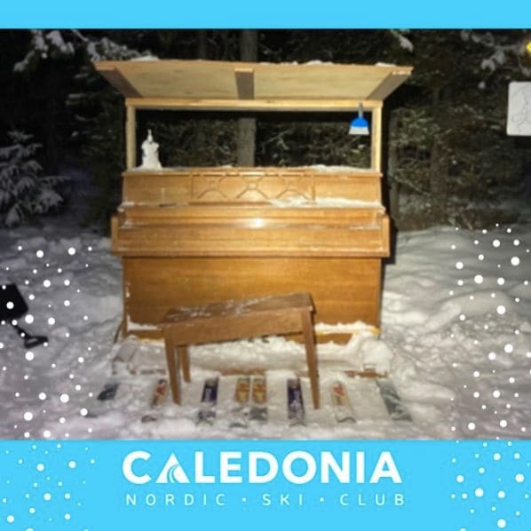 Public piano in Prince George, British Columbia, Canada