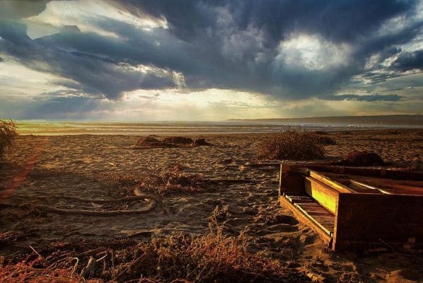 Public piano in Santa Cruz, California, United States