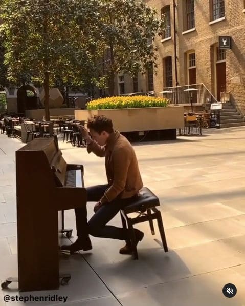 Public piano in Istanbul, Turkey