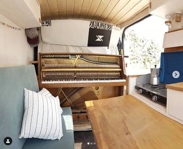 Public piano in Prvanj, Republika Srpska, Bosnia and Herzegovina