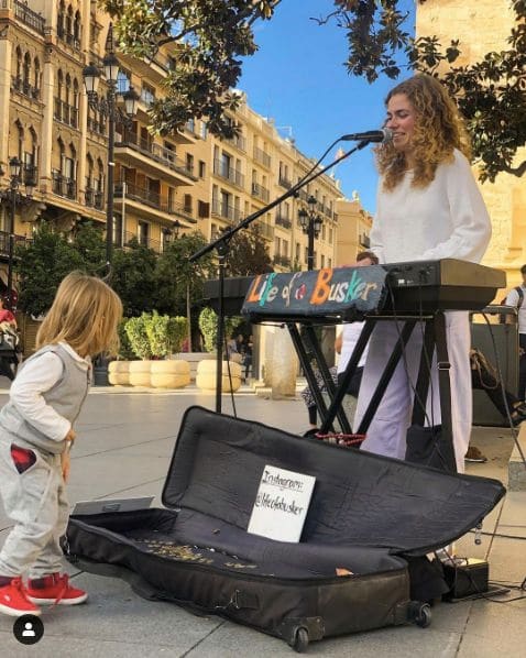 Public piano in Seville, Andalusia, Spain