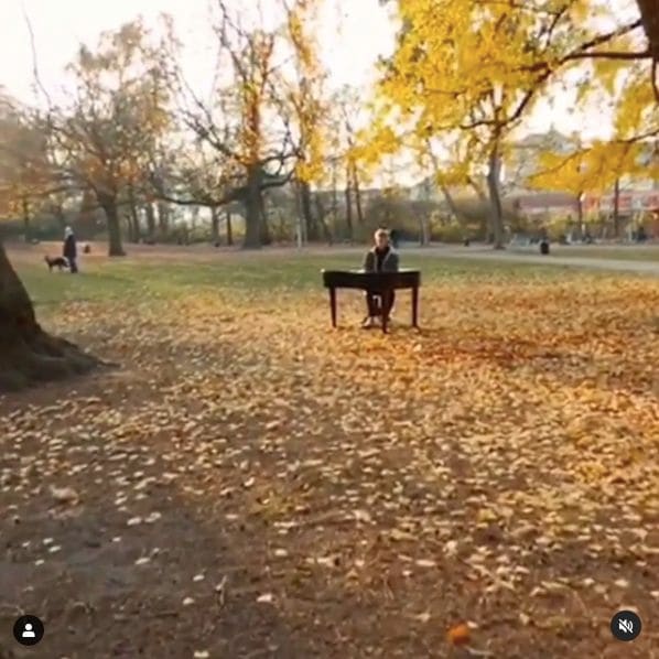 Public piano in Cologne, North Rhine-Westphalia, Germany