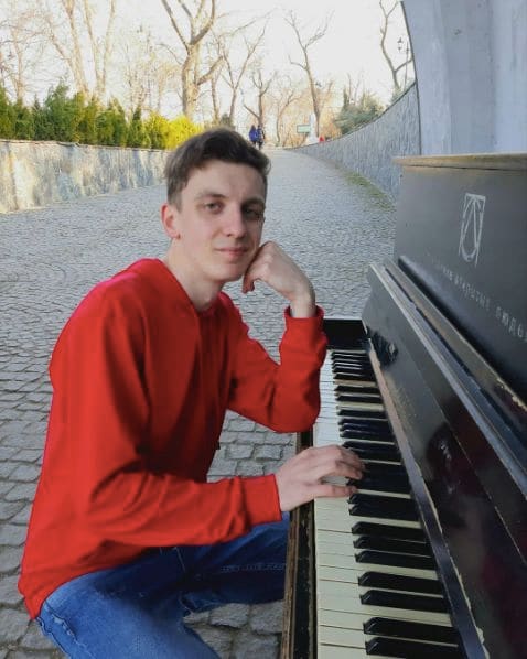 Public piano in Odesa, Odesa Oblast, Ukraine