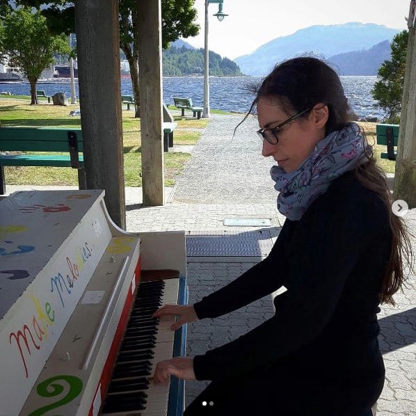 Public piano in Port Alberni, British Columbia, Canada