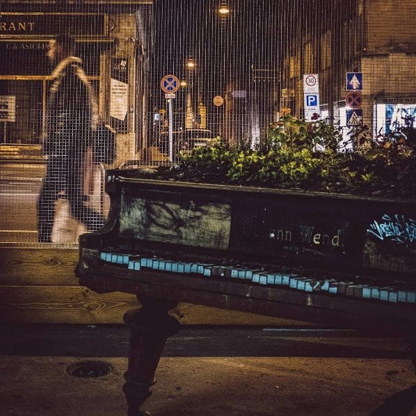 Public piano in Budapest, Hungary
