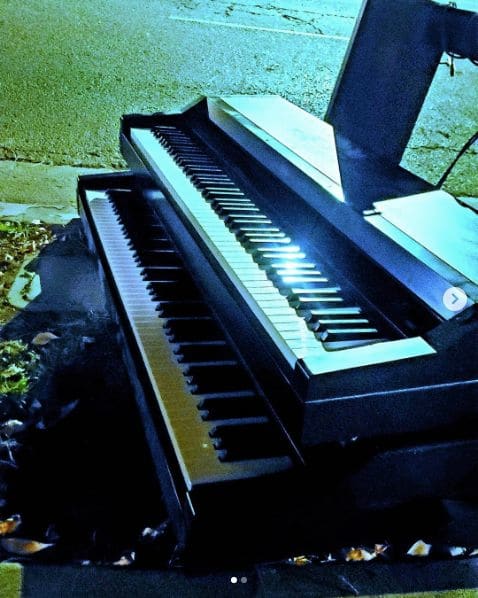 Public piano in Seattle, Washington, United States