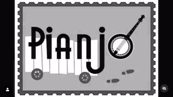 Public piano in Landes, New Aquitaine, France