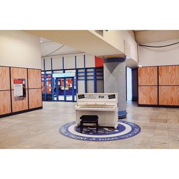 Public piano in Almere, Flevoland, Netherlands