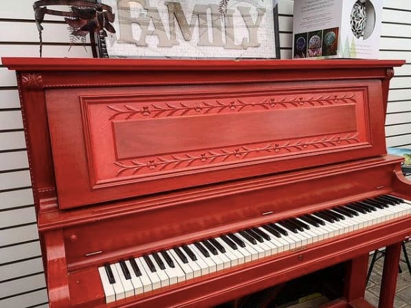 Public piano in Markham, Ontario, Canada