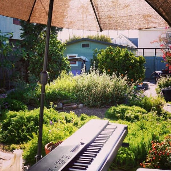 Public piano in San Diego, California, United States