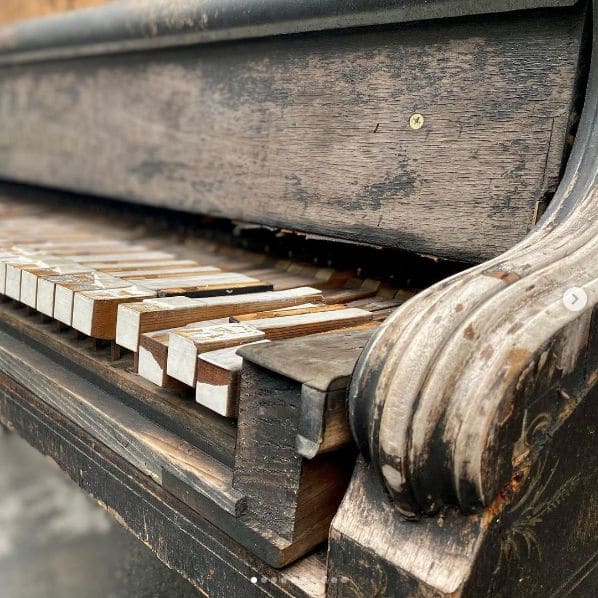 Public piano in Budapest, Hungary