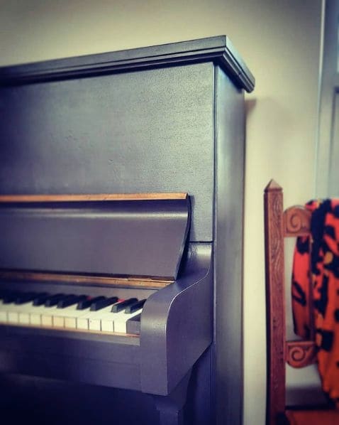 Public piano in Bawtry, England, United Kingdom