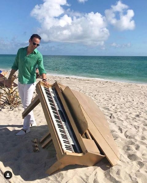 Public piano in Miami Beach, Florida, United States