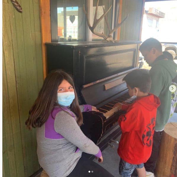 Public piano in Regional District of Bulkley-Nechako, British Columbia, Canada