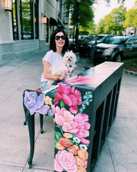 Public piano in Raleigh, North Carolina, United States