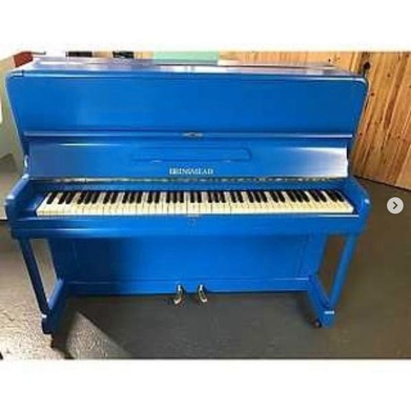 Public piano in Wiltshire, England, United Kingdom