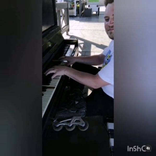 Public piano in Kazan, Tatarstan, Russia