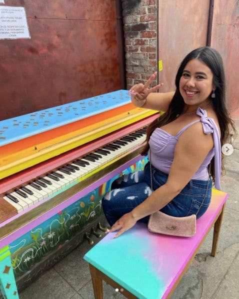 Public piano in San Diego, California, United States
