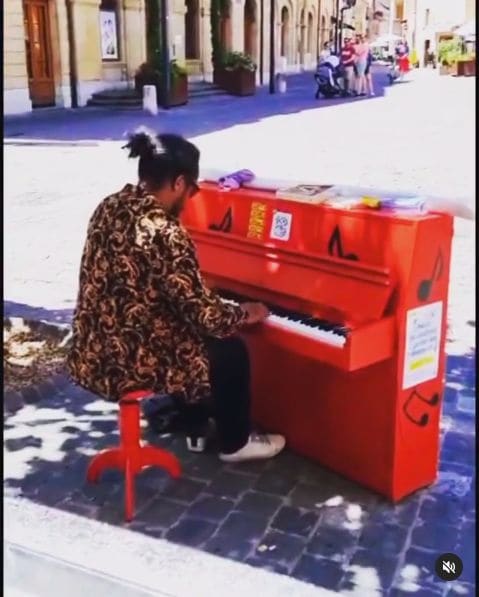 Public piano in District du Jura-Nord vaudois, Vaud, Switzerland