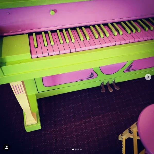 Public piano in Miami County, Ohio, United States