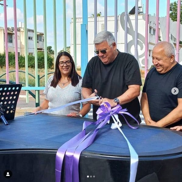 Public piano in Hadera, Haifa District, Israel