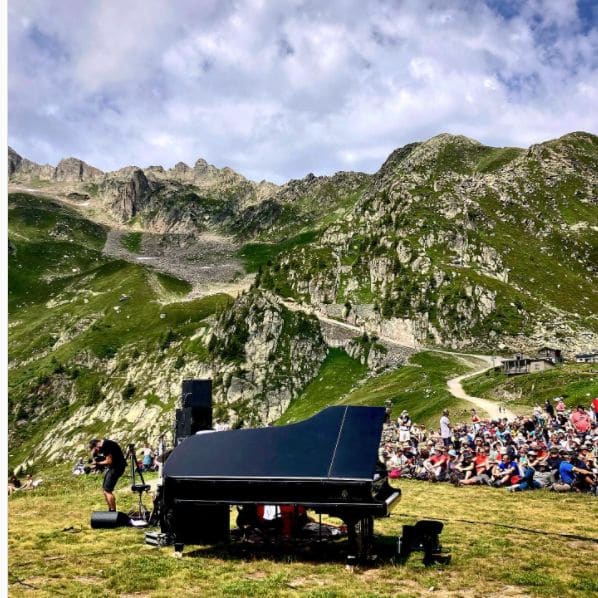 Public piano in Upper Savoy, Auvergne-Rhône-Alpes, France