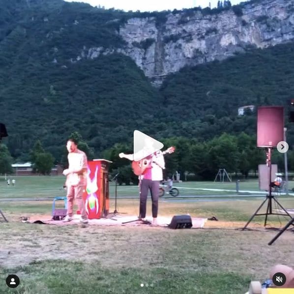 Public piano in Trento, Trentino-Alto Adige/Südtirol, Italy