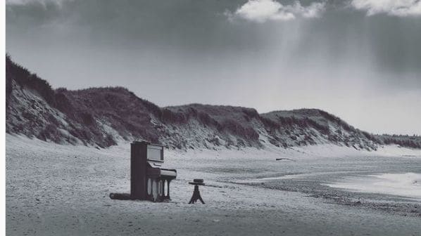 Public piano in North Denmark Region, Denmark