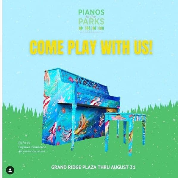 Photo of Issaquah Highlands at Allegro Pediatrics, Northeast High Street, Grand Ridge Plaza, Issaquah, King County, Washington, 98029, United States. Pianos in the parks is in…