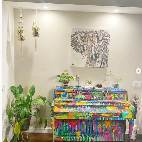 Public piano in Delray Beach, Florida, United States