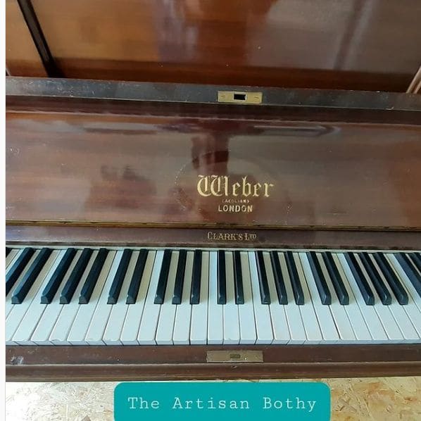 Public piano in Moray, Scotland, United Kingdom