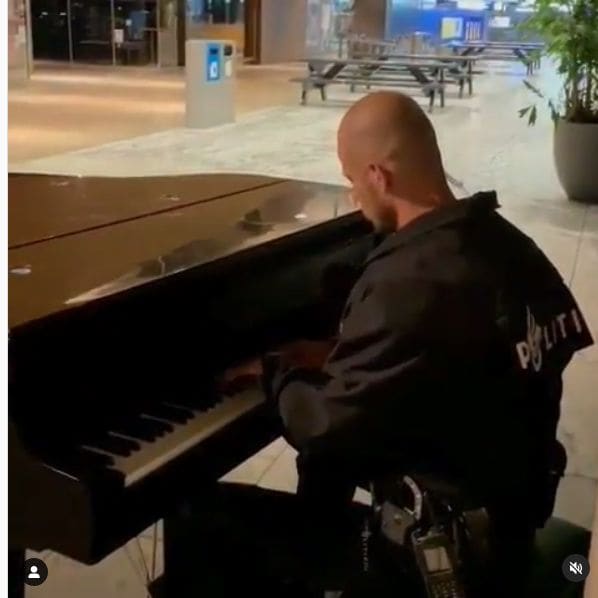 Public piano in Breda, North Brabant, Netherlands