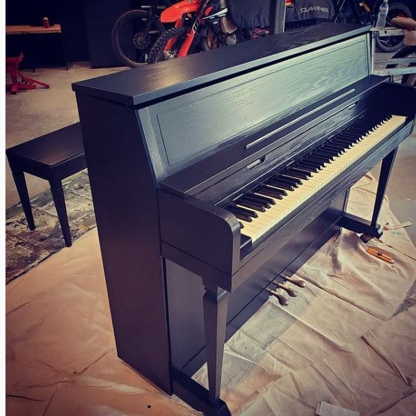 Public piano in Squamish, British Columbia, Canada