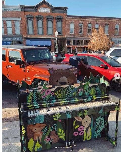 Public piano in Ogden, Utah, United States