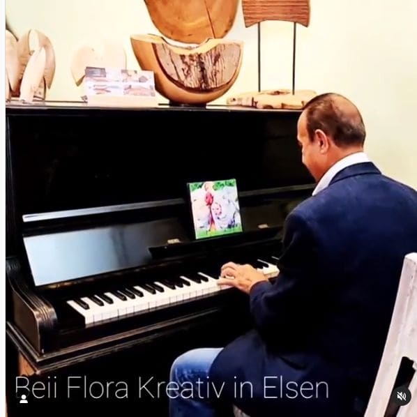 Public piano in Paderborn, North Rhine-Westphalia, Germany