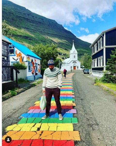 Public piano in Múlaþing, Iceland