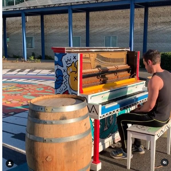 Public piano in Seattle, Washington, United States