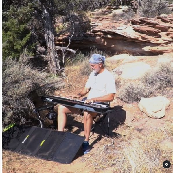 Public piano in Pasco County, Florida, United States