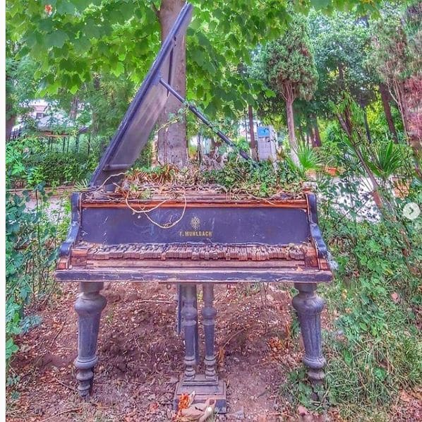 Public piano in Tbilisi, Georgia