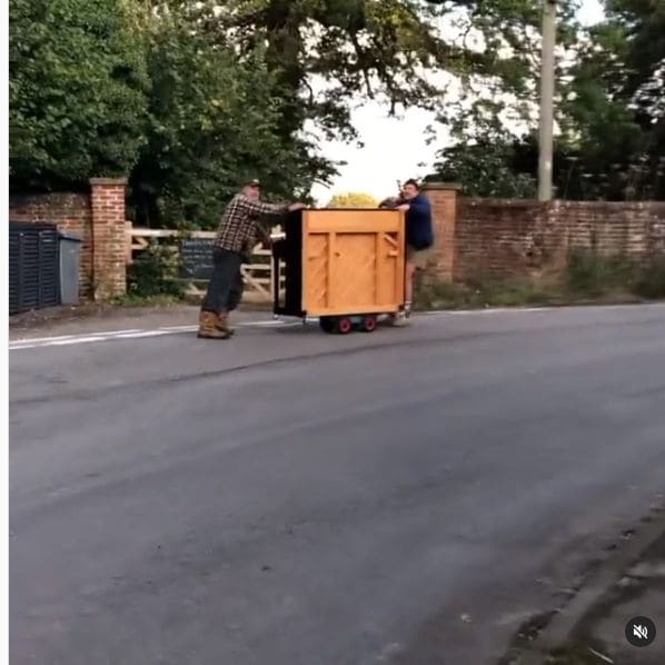 Public piano in East Suffolk, England, United Kingdom