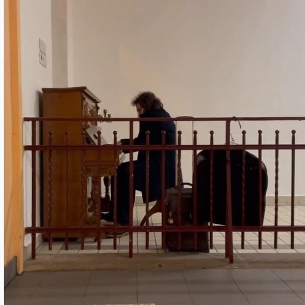 Public piano in Landkreis Northeim, Lower Saxony, Germany