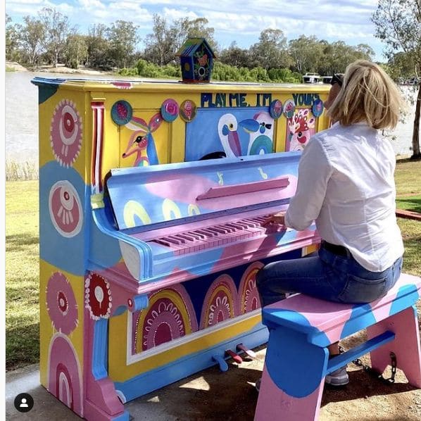 Public piano in Johannesburg, Gauteng, South Africa