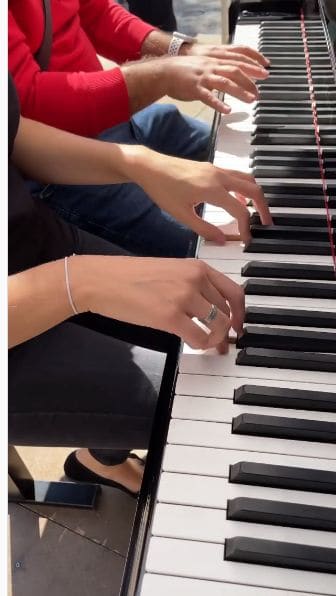 Public piano in Toledo, Castile-La Mancha, Spain