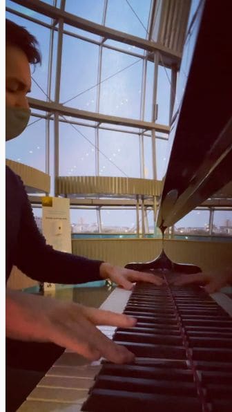 Public piano in Tyne and Wear, England, United Kingdom